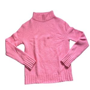 NWOT Pink J. Crew Turtleneck Sweater